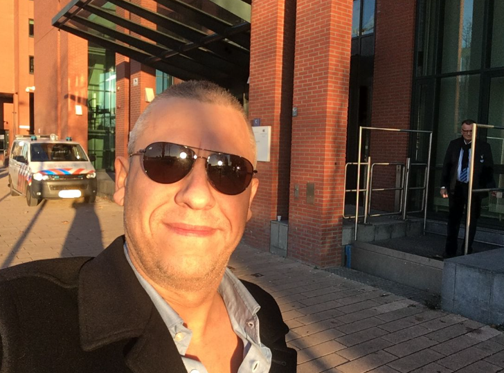 Archieffoto van misdaadblogger en voormalig vechtsporter Martin Kok van Vlinderscrime.