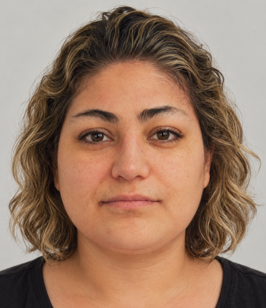 Ai foto van de overleden vrouw