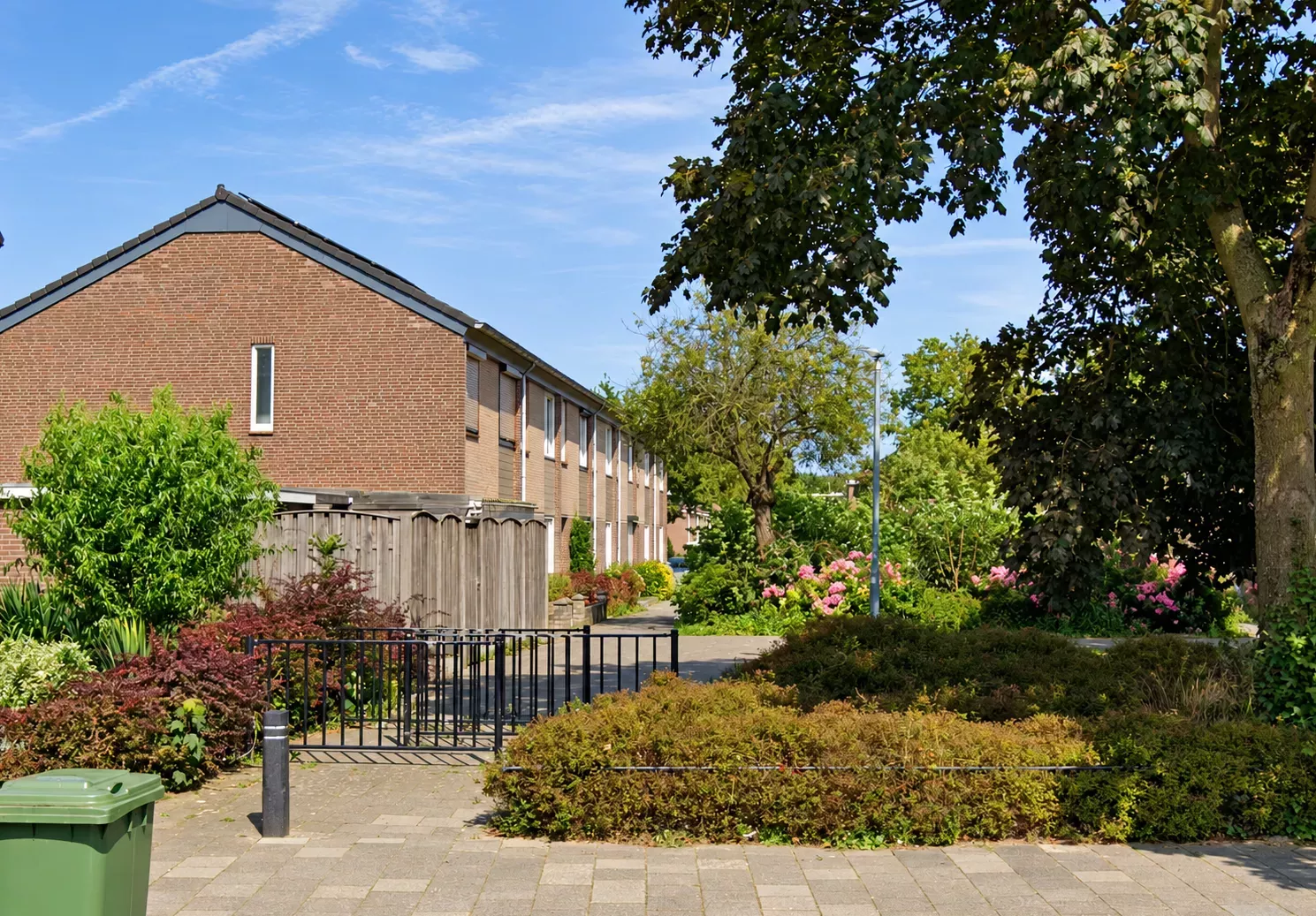 Straatbeeld van een woonwijk in Blerick