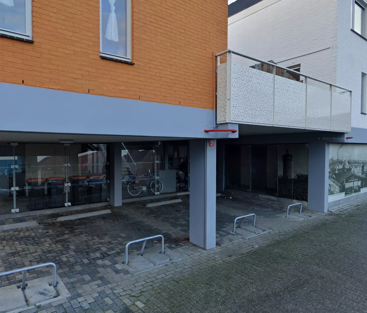 Buitenkant van het pand waar sahra said werd vermoord
