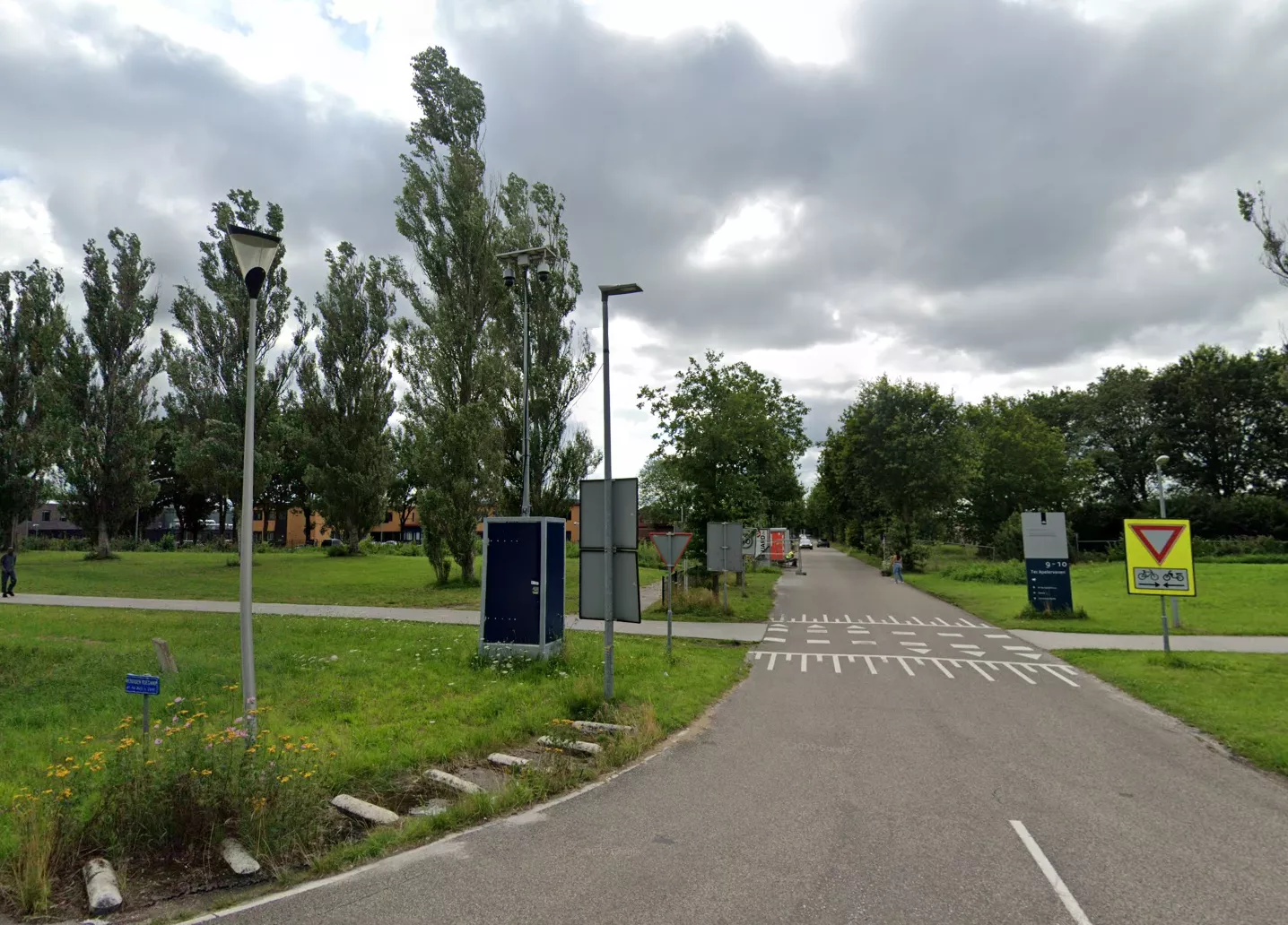 Terrein van het AZC in Ter Apel