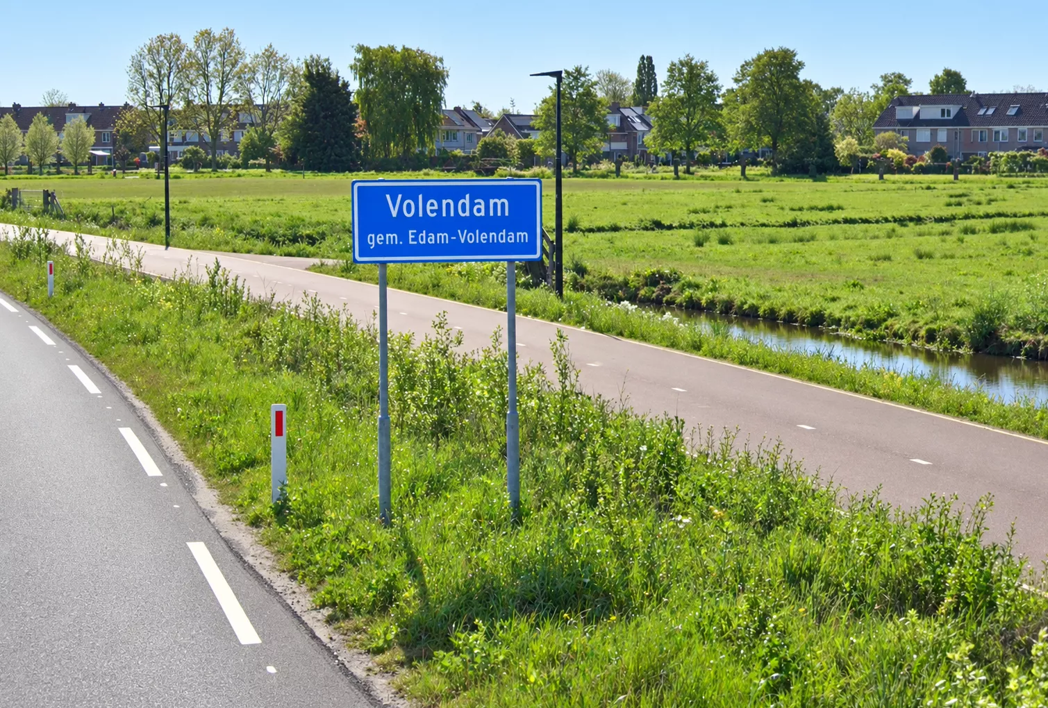 Plaatsnaambord van volendam
