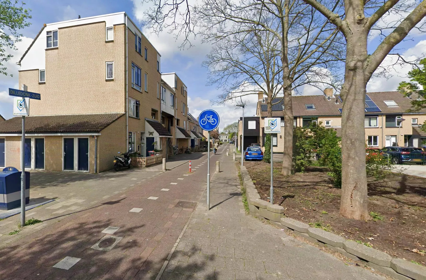 De wijk Dilledonk-Zuid in Spijkenisse na een schietpartij in een woning waarbij een persoon gewond raakte.