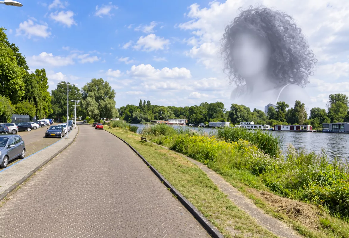 Opsporingsfoto van de 29-jarige vermiste Hajar uit Amsterdam.